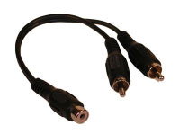 Sandberg Adaptor 1xRCA-F->2xRCA-M (505-25) Sandberg Adaptor 1xRCA-F->2xRCA-M (505-25)